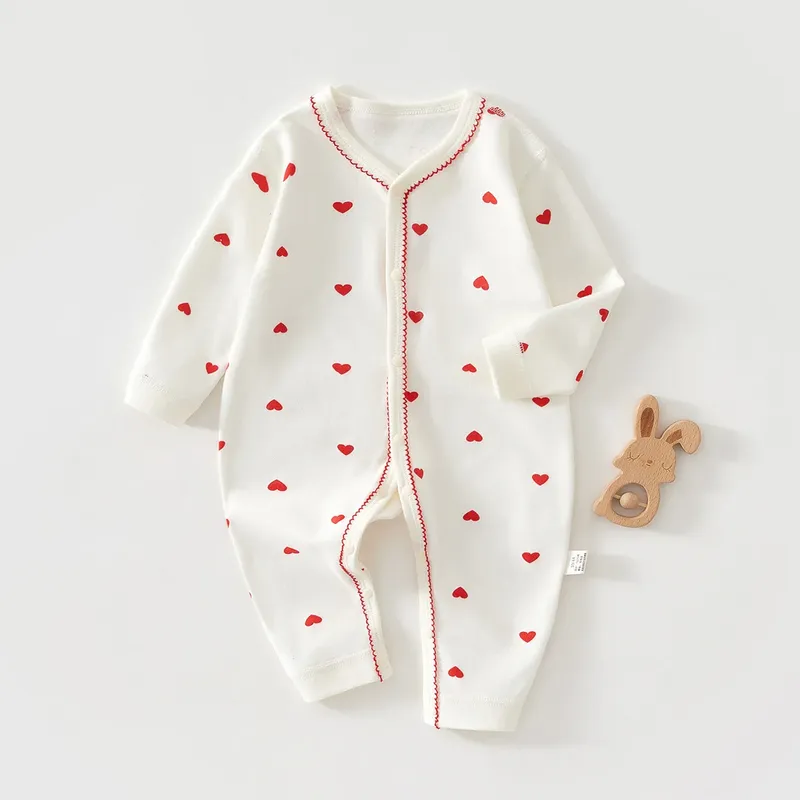 AYNIGIELL Neugeborenen Baby Overall Frühling und Herbst Reine Baumwolle Ohne Knochen Hoodie 0-18 Monate Neugeborenen Baby Anzug Baby mädchen Onesie