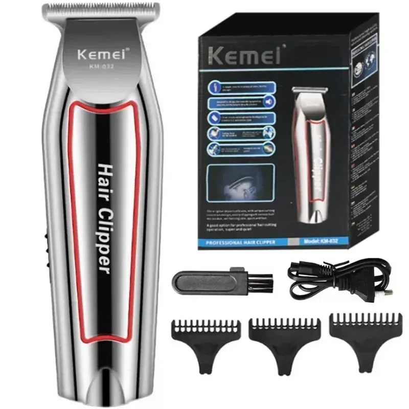 Kemei KM-032 Professioneller Haarschneider, elektrischer Bartschneider für Männer, Haarschneidemaschine, Haarschneidemaschine, Haarschnitt-Pflegeset