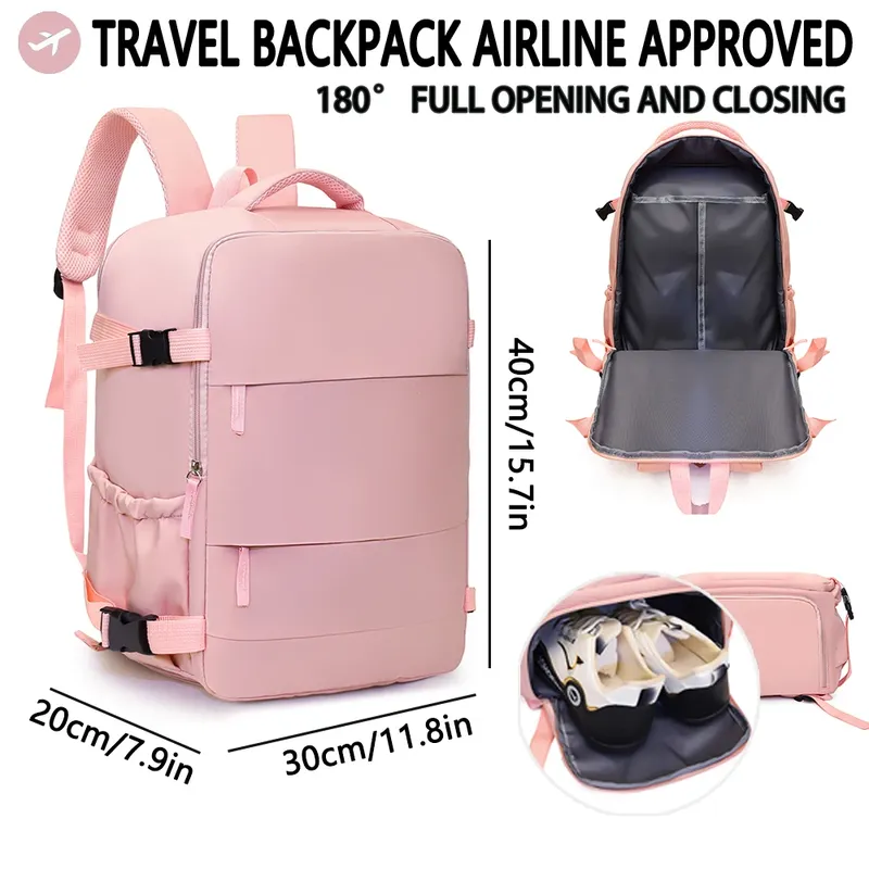 Reiserucksack, von Airline zugelassen, Easyjet Wizz Air, großes Fassungsvermögen, leichter, kurzstrecken-Computerrucksack für Geschäftsreisen