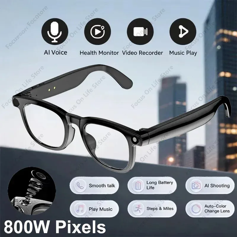 Xiaomi AI Smart Brille 800W HD Kamera Schwarz Technologie Bild Übersetzung Chat GPT Video Anruf Foto Wasserdicht Für Männer frauen