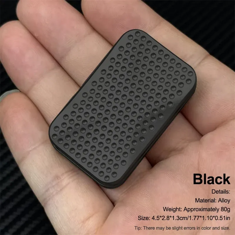 1 EDC Fidget Slider Rotierende Anti-Druck-Metallseife Sensorisches Spielzeug Addah Focal Tischspielzeug Weicher magnetischer Slider