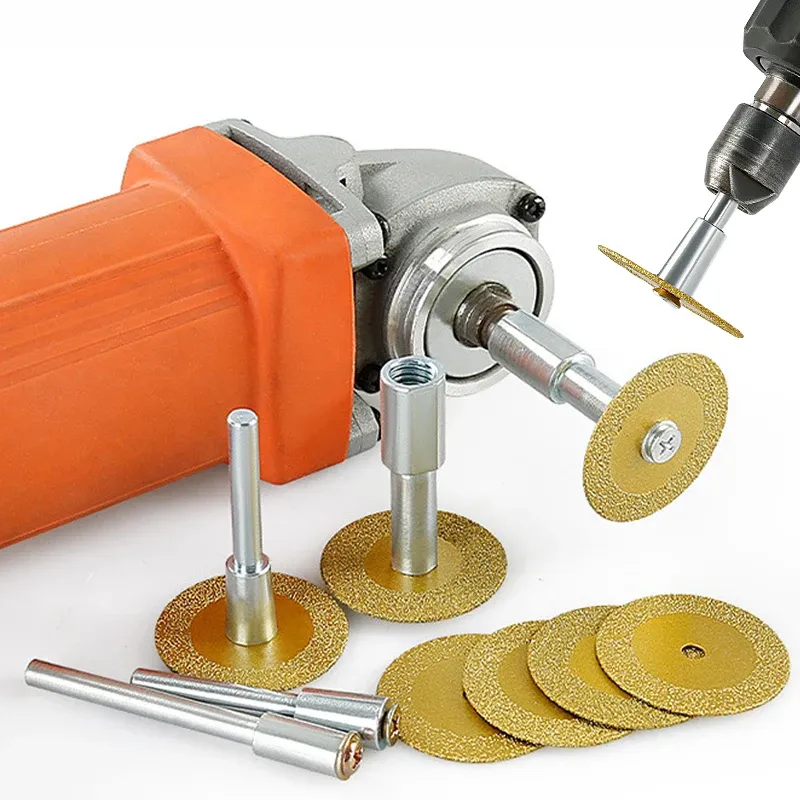 40mm Braze Diamant Sägeblatt M10 Winkel Grinder Elektrische Hand Bohrer Pleuel Adapter Keramik Stein Carving Schneiden Werkzeuge