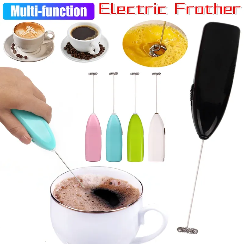 Ireless Milch Schäumer Kaffee Schneebesen Mixer Elektrische Mixer Schneebesen Mini-düse Griff Rührer Cappuccino Maker Kochen Werkzeuge