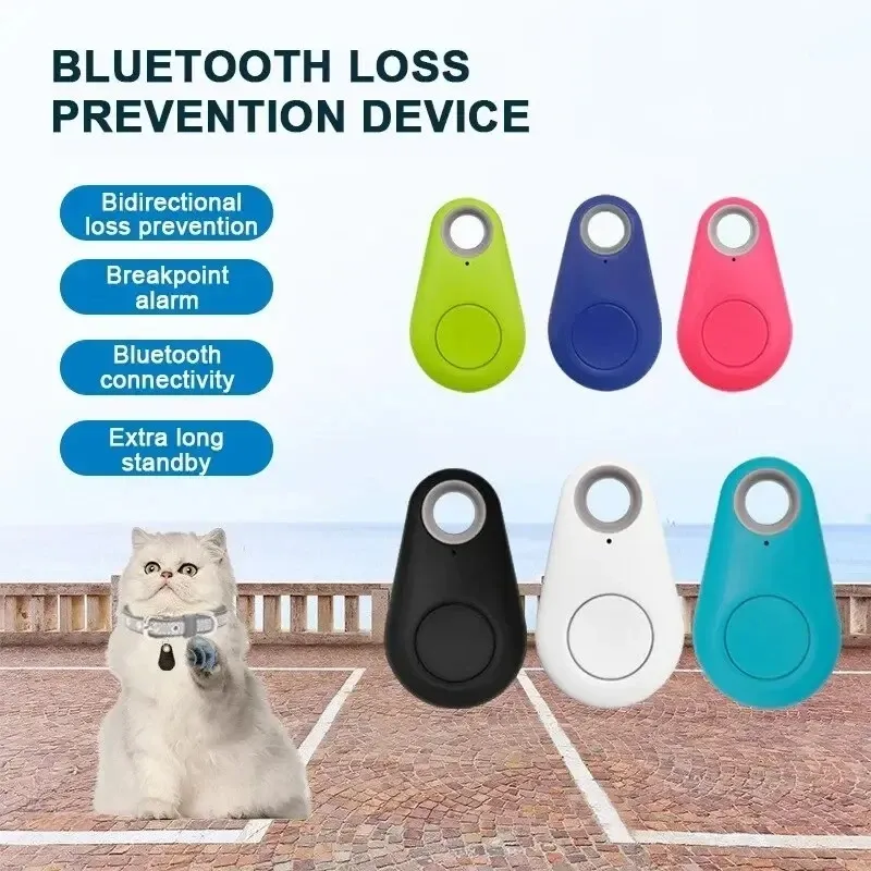Mini-Bluetooth-Tracker, intelligenter Anti-Verlust-Alarm, Schlüsselfinder, Ortungsgerät für Haustiere, Kinder, Taschen mit Selfie-Auslöser-Funktion