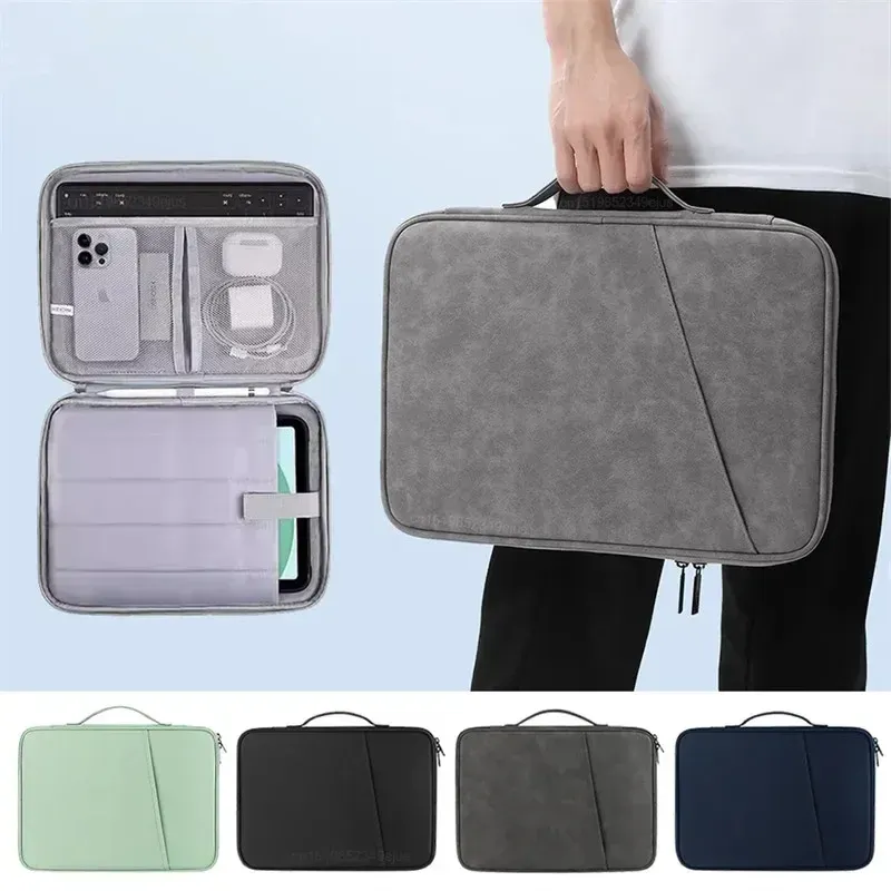 Tragbare stoßfeste Grifftasche Laptop-Hülle für MacBook Air 11 12 13 Zoll M4 M3 M2 M1 Chip Mac Book Pro Cover Zubehör