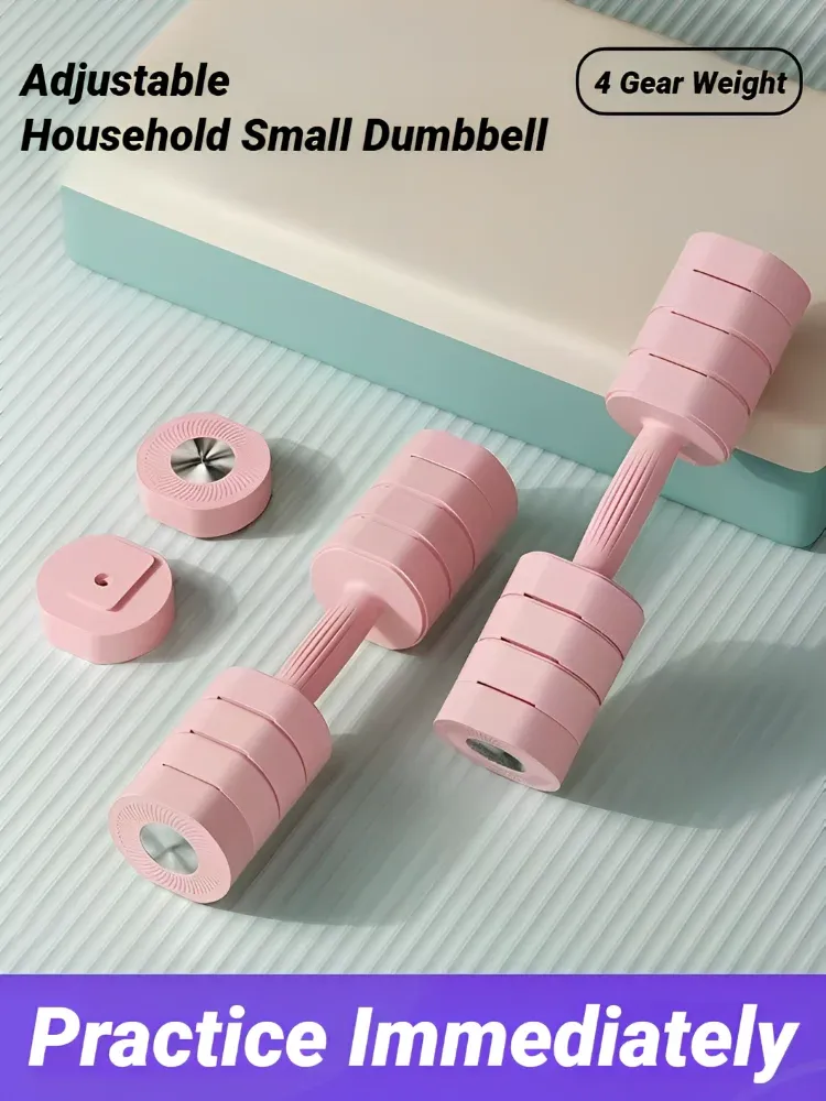 1 paar Einstellbare 4In1 Hantel Set Damen Fitness Hause Kleine Dünne Arm Gewichtsverlust Ausrüstung Hanteln Multifunktionale