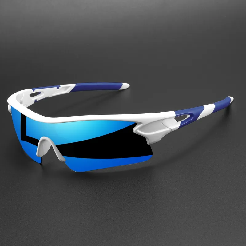 Neue UV400-Schutz-Sportbrille – leichte Vollabdeckungslinse, Unisex-Wickelbrille für Radfahren, Wandern und den täglichen Gebrauch