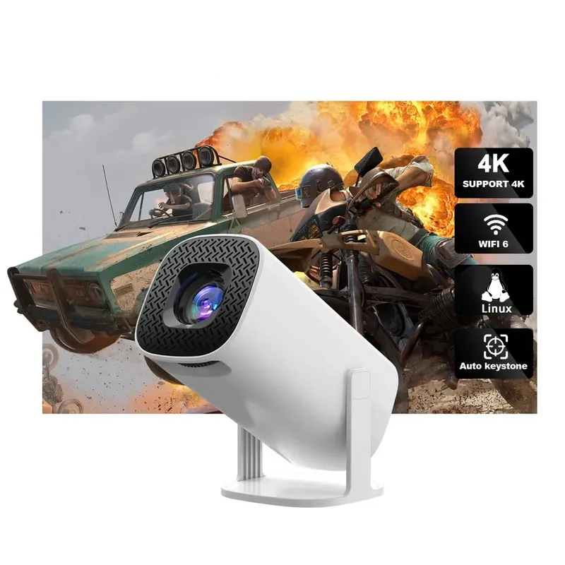 Outdoor Smart P30PRO Mini Projektor Linux System WiFi6 BT 5,0 Unterstützung 4K 1280*720P Smart Home Kino tragbare Outdoor Projektor