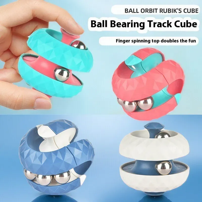 Trackball-Dekompressionsspielzeug, kreatives Spielzeug für Kinder mit Autismus, Trackball-Würfel, Anti-Druck, sensorisches Spielzeug, unendlicher Flip