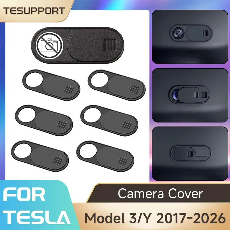 Für Tesla Model Y Juniper 2025–2026 Zubehör Privatsphäre Schutz Kamera Abdeckung Webcam Slide Blocker für Tesla Model 3 2017–2026