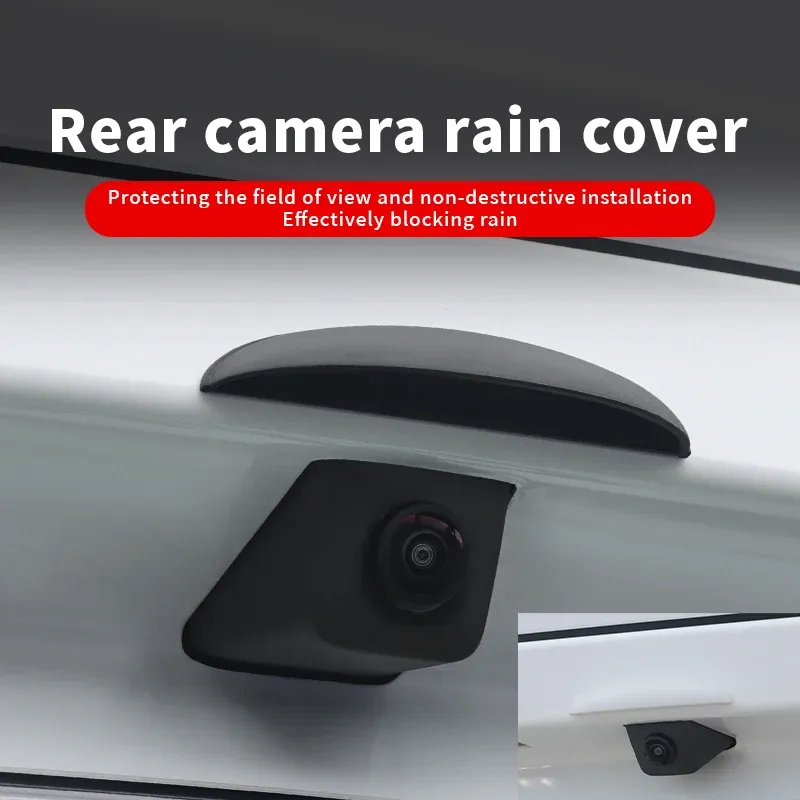 Auto Rückfahr Hinten Kamera Regen Abdeckung ABS Regen-Proof Auto Reverse Kamera Regen Schatten Abdeckung Wasserdichte Schild Auto Außen zubehör