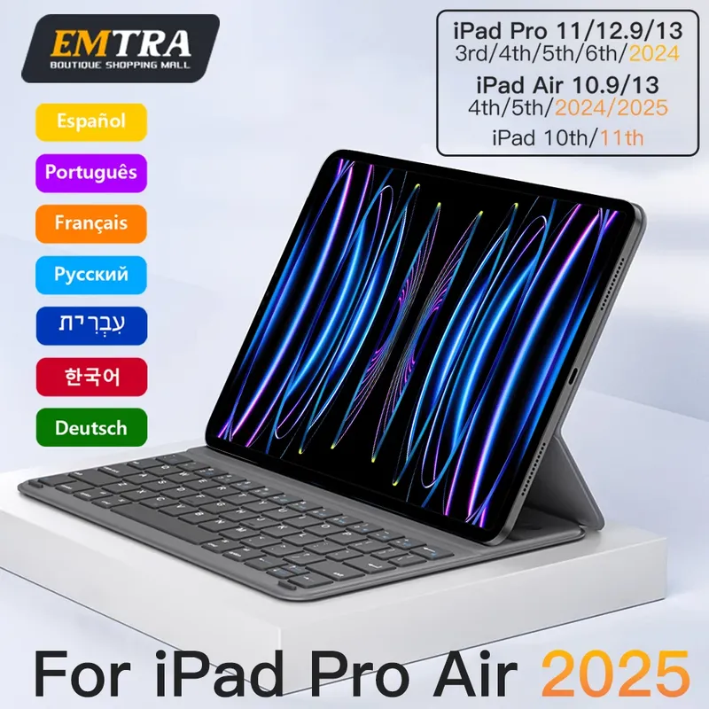Magische Tastatur magnetisch für IPad 11. 2025 Air 13 Zoll 11 Zoll Bluetooth-Tastatur kabellos für IPad Air 4 5 6 7 Pro 11 12,9 Gehäuseständer