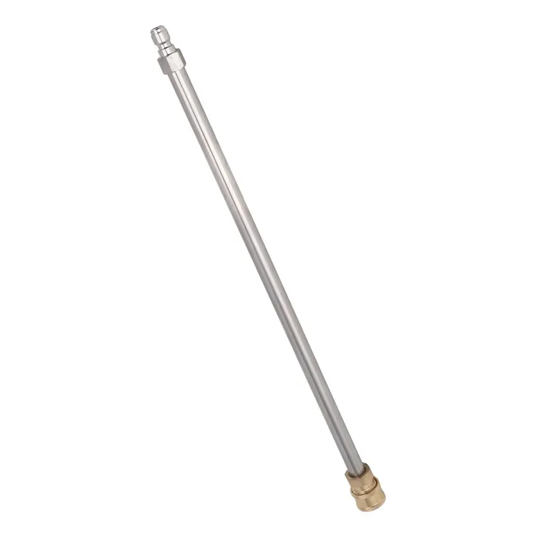 1/4 Zoll Hochdruckreiniger-Verlängerung, 40,5 cm, Edelstahl, Universal-Unterlegscheibe, Lanze, sichere/stabile Dichtung, gut für den Heimgebrauch