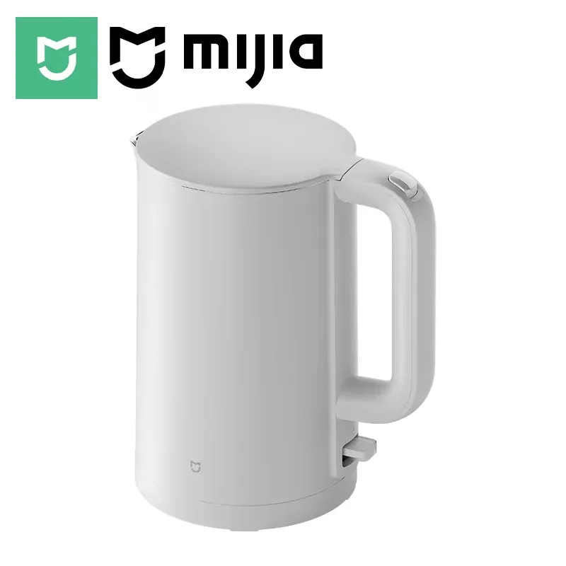 MIJIA Wasserkocher 3, doppelwandiger, kühlender Körper, 1,7 l, 316L Edelstahl-Innenbehälter, 1800 W, schnelles Kochen, CN-Version mit Adapter
