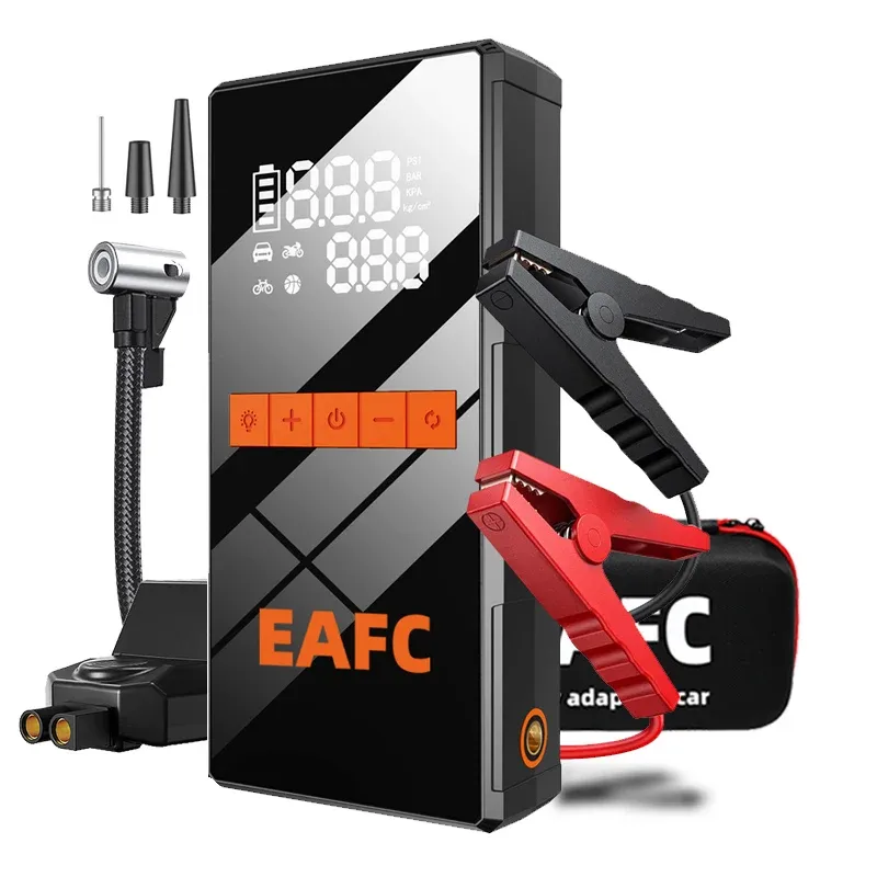 Neue 150PSI Luftpumpe Auto Batterie Notfall Booster 1200A Auto Starthilfe Power Bank Tragbare Start Gerät Auto Starter