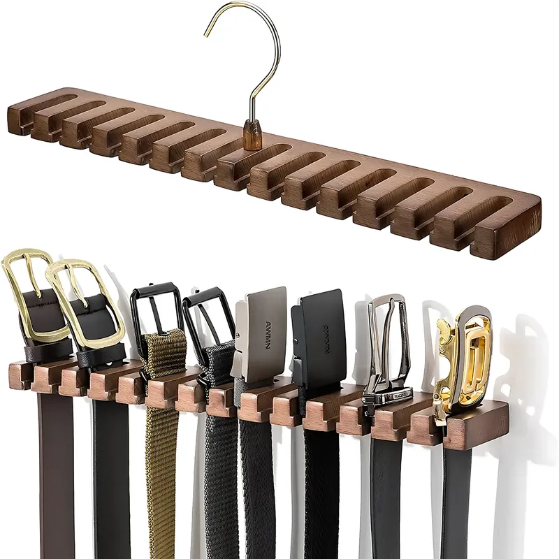 1-12Pcs Multifunktionale Gürtel Organizer Hängen Krawatte Rack Gürtel Aufhänger Kleidung Rack Organizer Krawatte Rack Hause Closet veranstalter