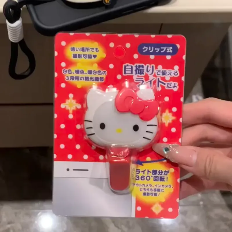 Kitty Mini-Nachtlicht, tragbare Make-up-Lampe mit einstellbarer Helligkeit, niedliches Reise-Kosmetikspiegellicht