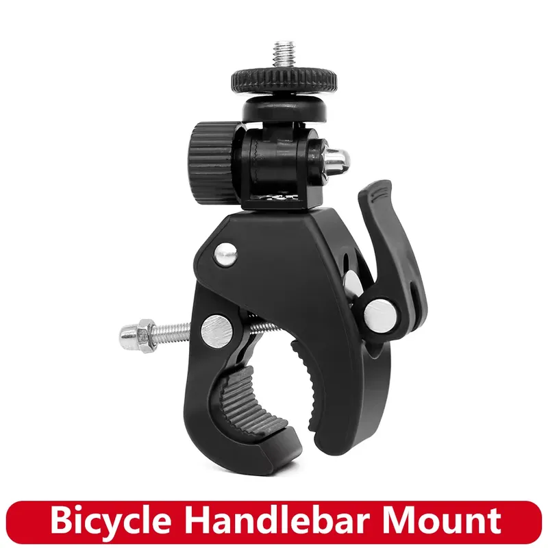Fahrrad Lenker Halterung Fahrrad Halterung Halter Für GoPro Hero 13 12 11 10 9 Insta360 SJCAM AKASO DJI Osmo Action Kamera Zubehör