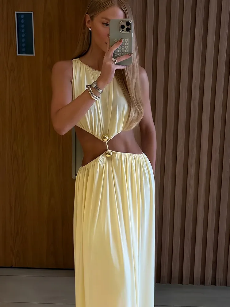 Kliou Raffen Taillelose Frauen Maxi Kleider Hipster Einfache Ärmel Splice Oansatz Mantel Gerade Robe Weibliche Abend Kleid