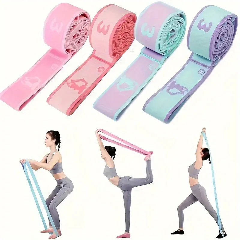 Yoga-Stretching-Trainingsband, Pilates, Tanz, digitales, positionelles Widerstandsband, geeignet für Ganzkörper-Stretching