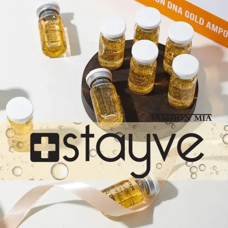 Korea 8 ml BB Creme Glow Lachs DNA Gold Ampulle Haut Booster Serum Starter Kit Feuchtigkeitsspendende Verjüngung Gesicht Hautpflege