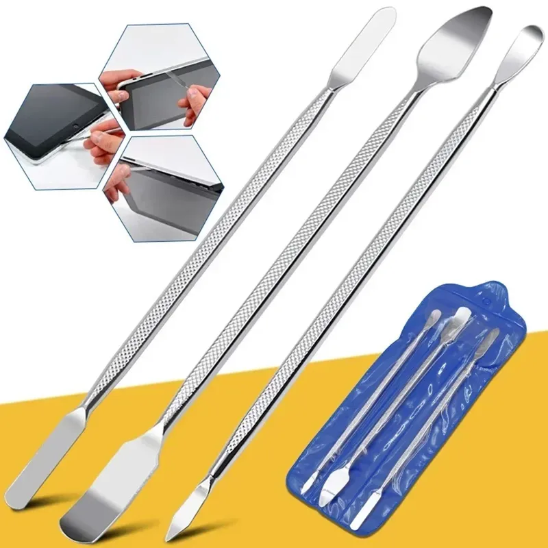 3PCS Reparatur Öffnung Hebeln Hand Tool Kit Klinge Smartphone Tablet PC Metall Spudger Zerlegen Werkzeuge Set