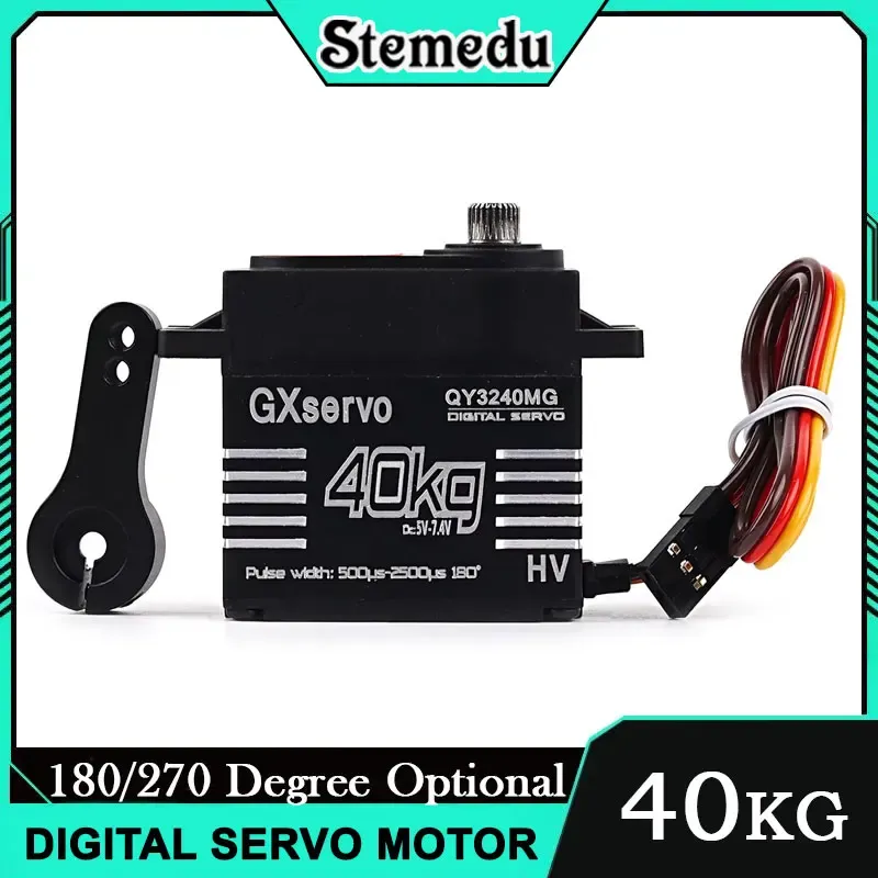 YP3240MG 40 kg digitales Servo, hohes Drehmoment, 5,0–7,4 V, Metallgetriebe, IP67, wasserdicht, für 1:8 1:10 RC Crawler TRX6 SCX10 Baja
