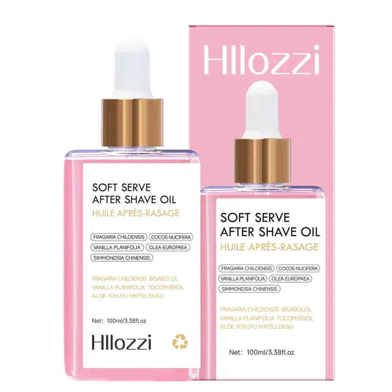 100 ml/3,38 f.oz Erdbeer-Soft-Dien-After-Rasuröl. Tief feuchtigkeitsspendend und nährend die Haut. Feuchtigkeitsspendendes Serum für Männer und Frauen