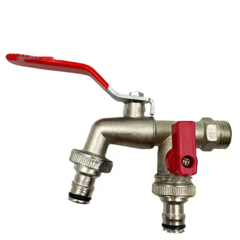 Gartengeräte Messing Wasserhahn 1/2" Außen- und Innenbereich Gebraucht Einfaches Ein-/Ausschalten Hebelgriff Bewässerung Versorgung Wasserhähne Kugelhahn