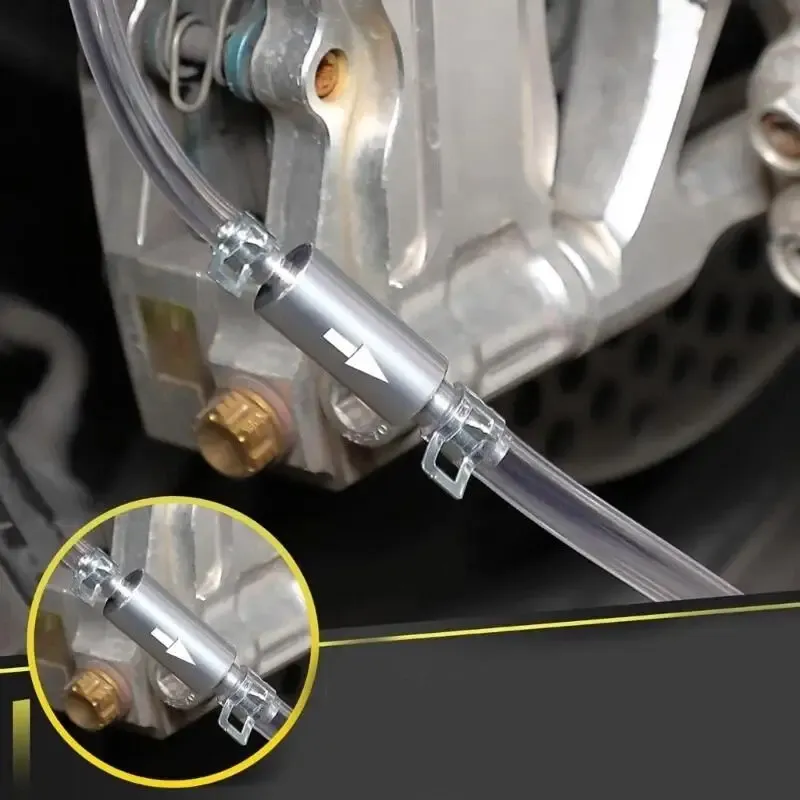 Auto Kupplung Bremse Entlüfter Schlauch Hydraulische Kupplung Einweg Ventil Rohr Entlüftungs Werkzeug Ersatz Adapter Kit Auto Zubehör
