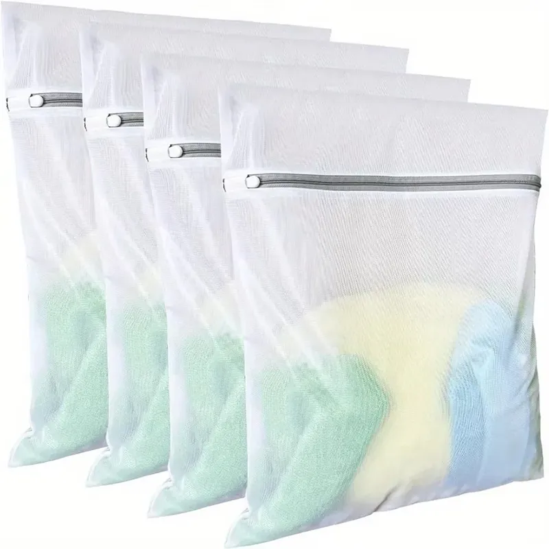 4/3 Pcs Mesh Wäsche Taschen Set Zarte Dessous Waschen Taschen Anti-verformung Wicklung College Schlafsaal Schmutzige Kleidung Lagerung taschen