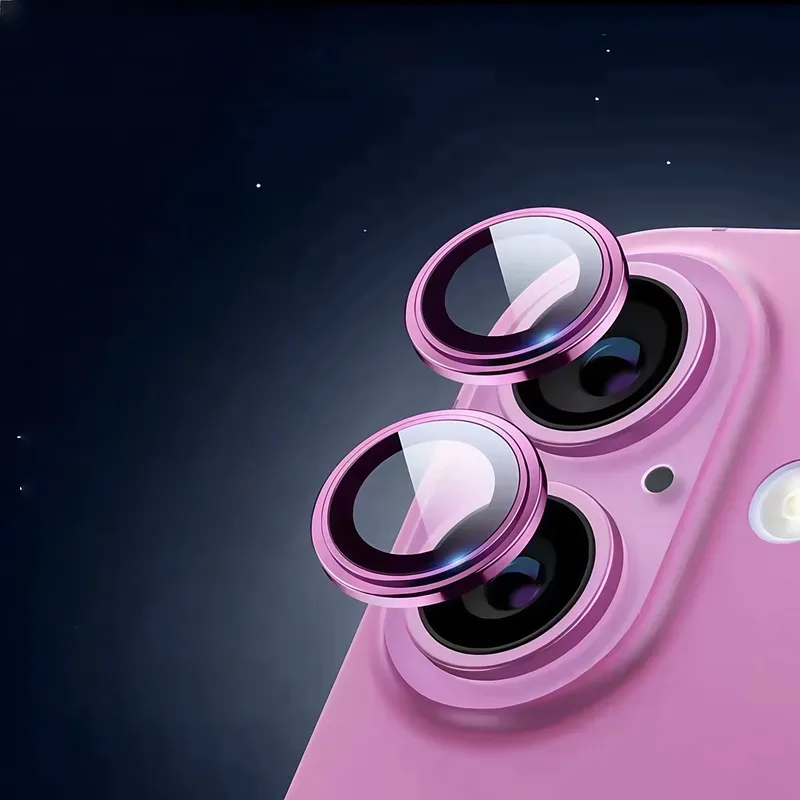 Rose Kamera Metall Ring Schutz Für iPhone 17 16 15 Pro Max Zurück Objektiv Gehärtetes Glas Für iPhone 16 Plus Objektiv Abdeckung Zubehör