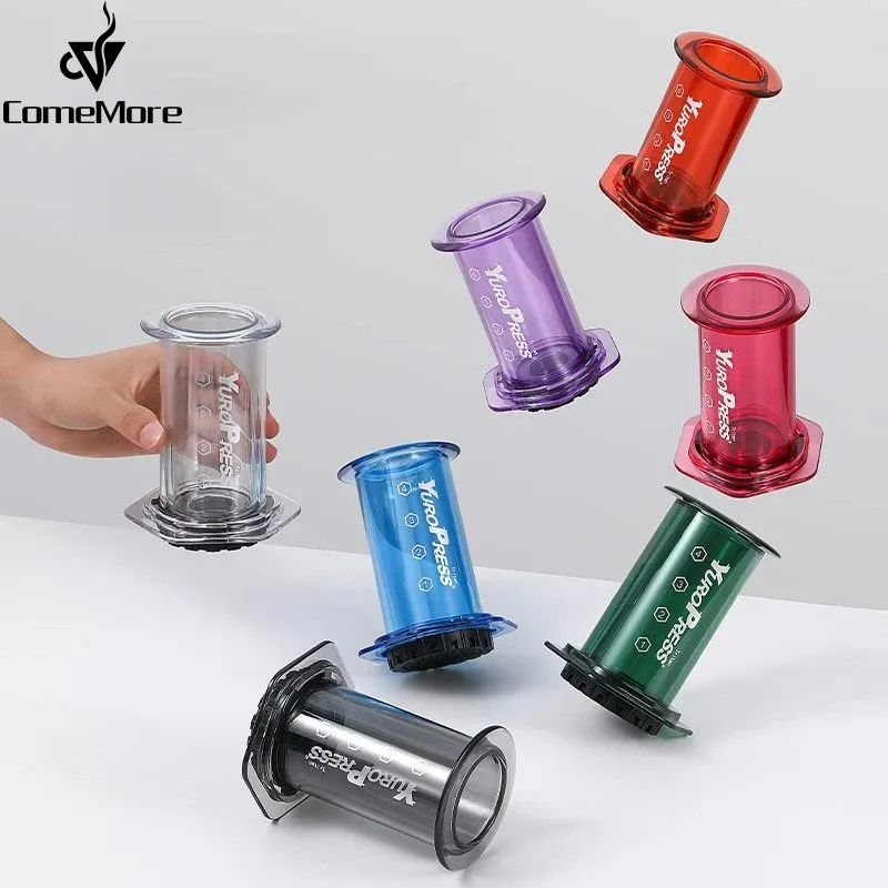 Yuropress Tragbare Espresso-Kaffeemaschine, Luftpresse, Auto, Zuhause, Pulver, Reise, französische Presse, Handpresse, Kaltbrühen, Topf, Wandern, Camping