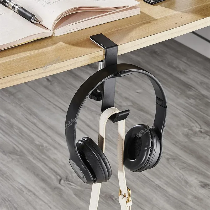 Einstellbare Schreibtisch Rand Haken Gaming Headset Schreibtisch Aufhänger Rucksack Lagerung Hängen Haken Halter Punch-freies Home Office Organizer