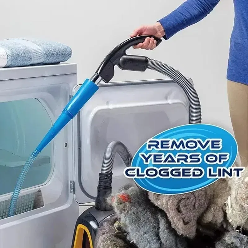 Trockner Vent Cleaner Kit Vakuum Aufsatz Biegsamer Trockner Fusselentferner mit Führung Draht Trockner Fussel Bildschirm Reinigungsschlauch