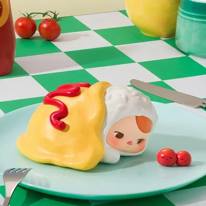 Pop Mart PUCKY EGG BEANIE Serie Blind Box Guess Bag Puppen Anime Figur Ornament Figuren ActionHome Decor Modell Mädchen