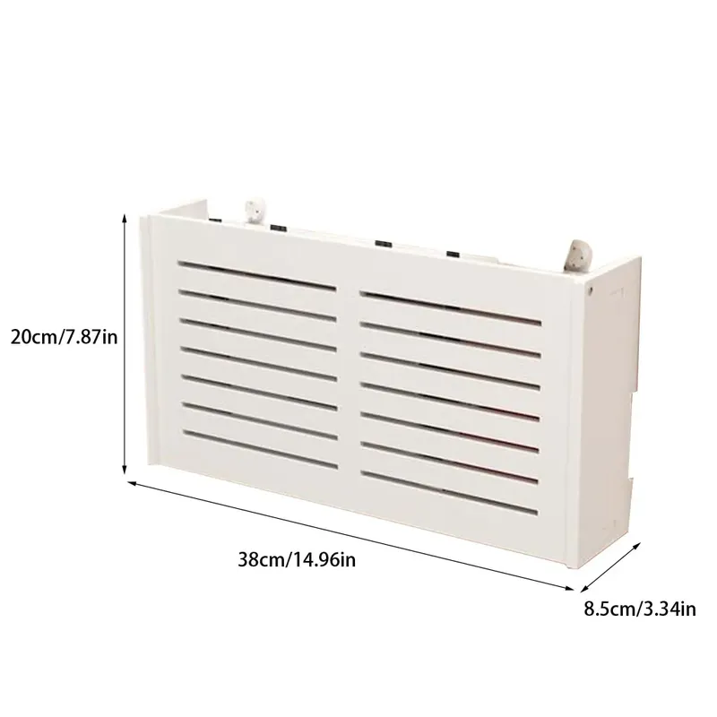 Wireless Wifi Router Lagerung Box Wohnzimmer Steckdose Wifi Dekoration Wand-montiert TV Set-top-Box Rack Hider kabel Power Organizer