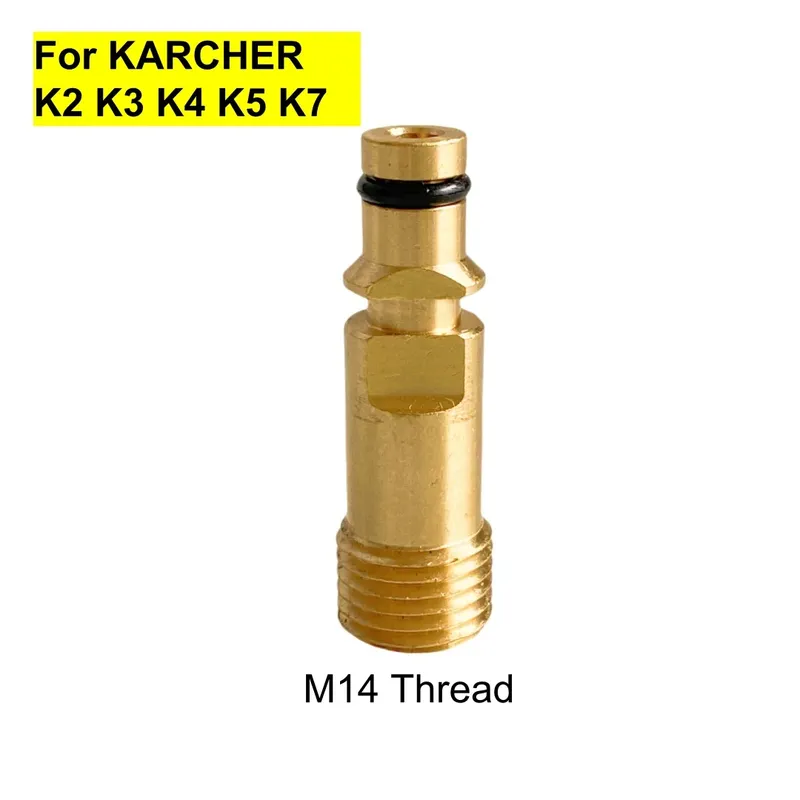Für KARCHER K2-K7 Waschpistole Wasser Eingang Port Adapter Zu M14 Fitting Schlauch Auto Waschen Zubehör