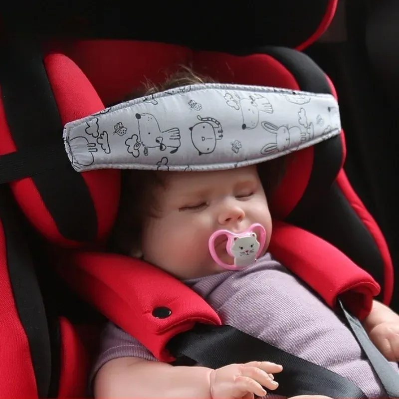 Baby Auto Sitz Kopf Unterstützung Kinder Kinderwagen Befestigungs Gürtel Einstellbar Junge Mädchen Laufgitter Schlaf Stellungs Baby Saftey Kissen