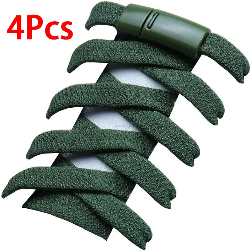 Magnetische verriegelbare Schnürsenkel ohne Bänder, elastische Schnürsenkel für Turnschuhe, Kinder und Erwachsene, flach, ohne Krawatte, Schnürsenkel, Schuhzubehör