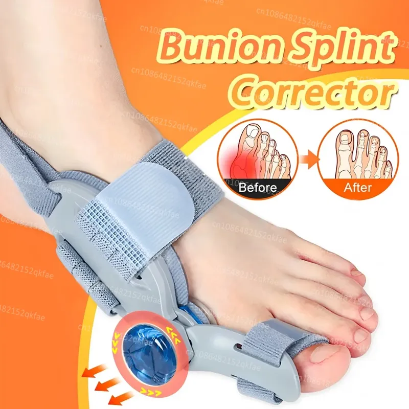 Unisex Bunion Corrector Verstellbarer Fuß Hallux Valgus Hosenträger Zehenkorrektur Glätteisen Pediküre Finger Zehenkorrektur