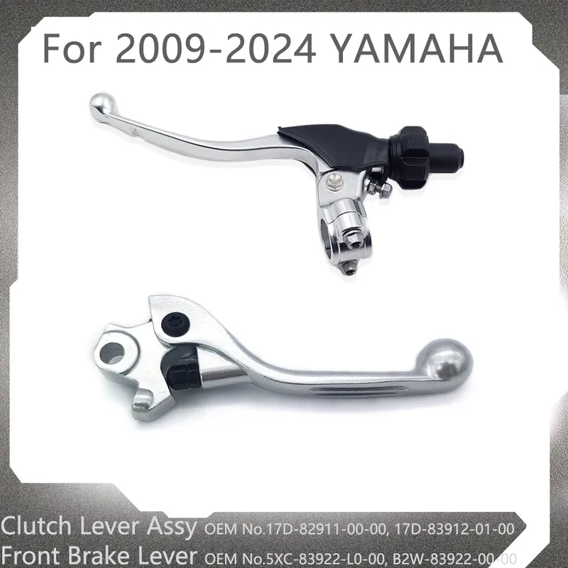 Motorrad Bremse Kupplung Hebel Einstellbare Griff FĂŒr 2009-2024 Yamaha YZF WRF 125-450 Motocross Zubehör Front Control griffe - 15.99 EUR