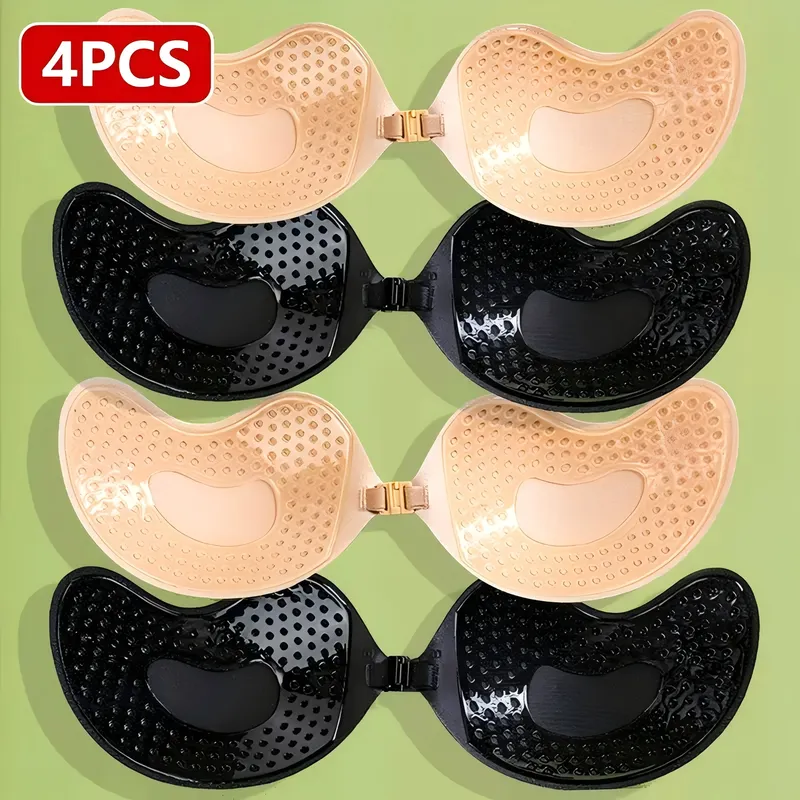 1-teiliger unsichtbarer Lift-BH zum Aufkleben, trägerloser und nahtloser Push-up-Anti-Konvex-BH, Damen-Dessous- und Unterwäsche-Accessoires