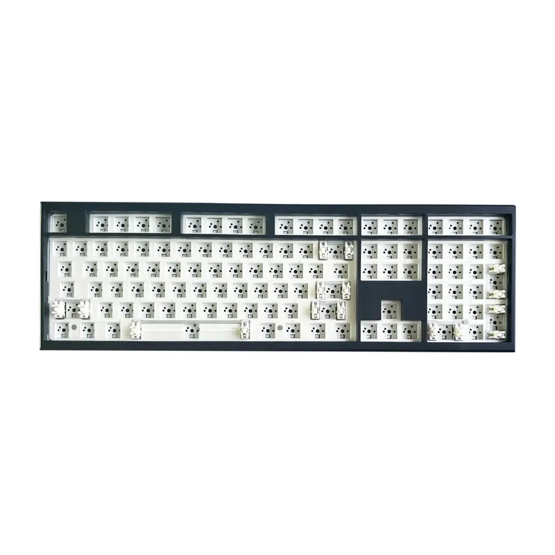 GMK108 Gaming Mechanical Keyboard Kit RGB-Hintergrundbeleuchtung Hot Swap Hintergrundbeleuchtete Dichtungsstruktur unterstützt VIA/QMK