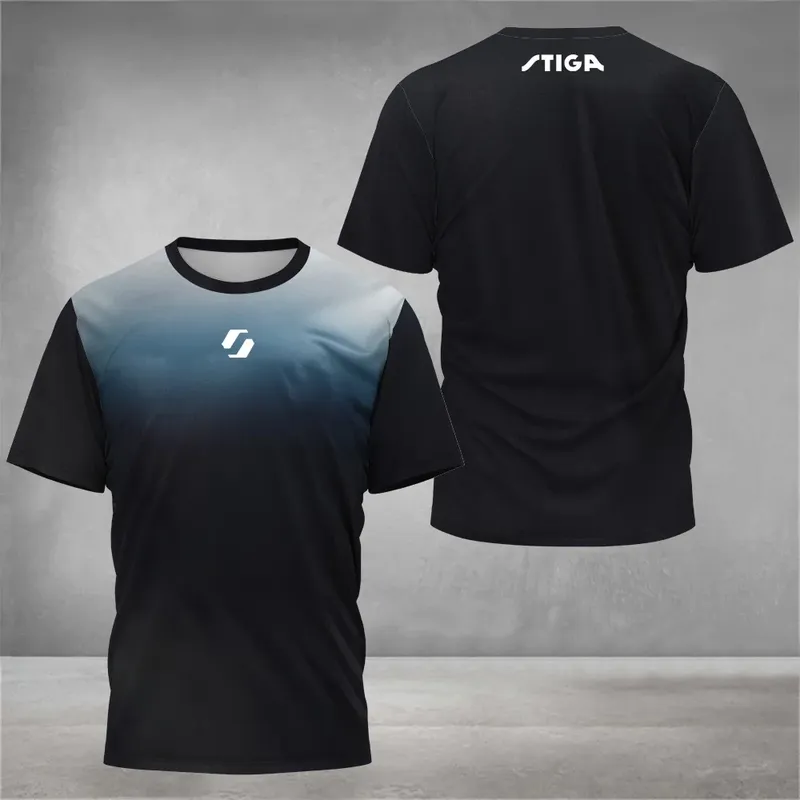 Modisches Herren-T-Shirt mit Sommer-Wettkampftraining und Buchstabendruck, bequem und atmungsaktiv, Rundhals-T-Shirt, Outdoor-Casual-Sport-T-Shirt