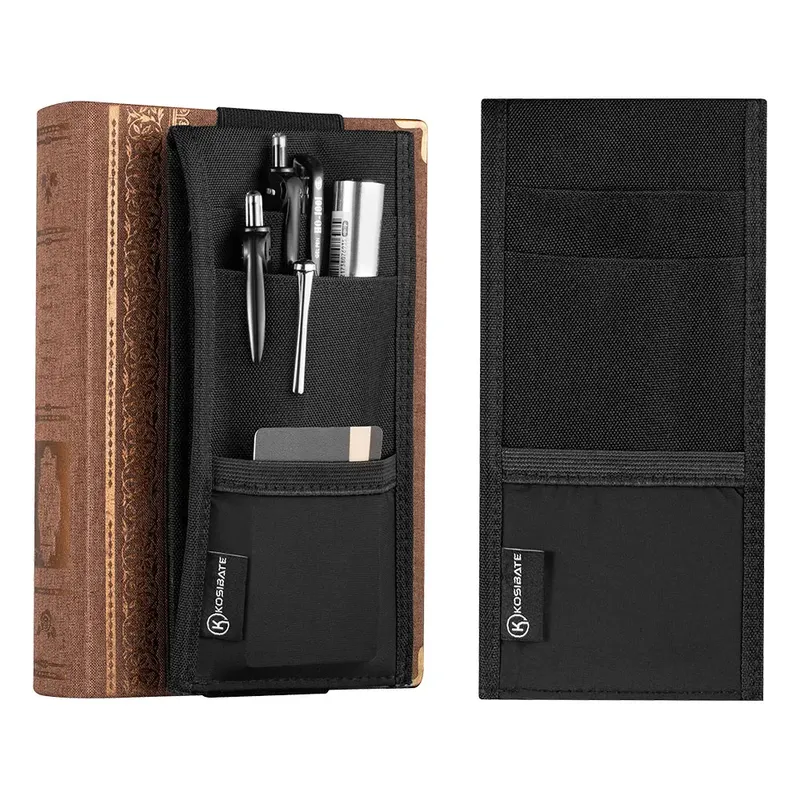 Kosibate Stifthalter mit elastischem Band, Stifthalter, verstellbare Stifthülle für Hardcover-Tagebücher, Planer, Notizbücher, Bücher
