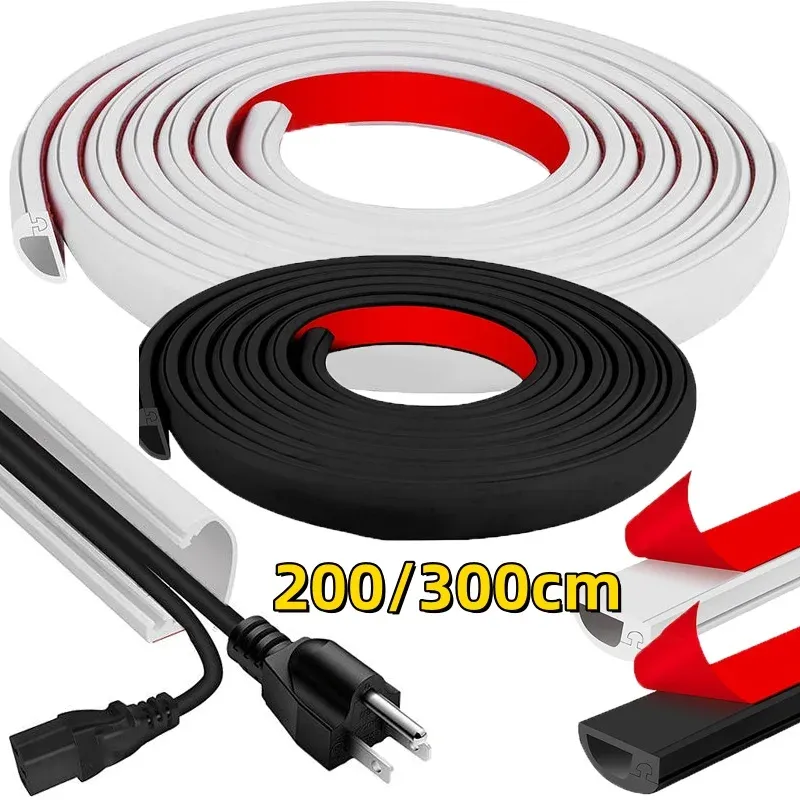 2/3M Trapez Slot Boden Kabel Abdeckung Kabel Protector Verlängerung Verdrahtung Kanal Elektrische Draht Slot Kabel Verwalten kabel Hider Organizer