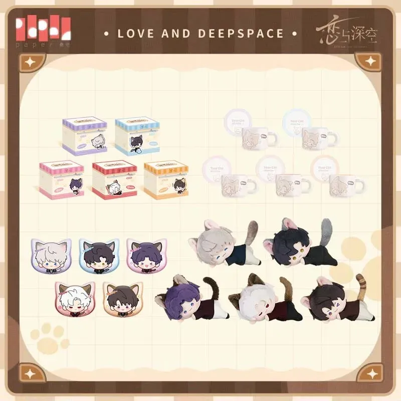 Vorverkauf Sunsyea Love and Deepspace Offizieller Merch Original MHXN Badge Doll Sylus Xavier Caleb Rafayel Zayne
