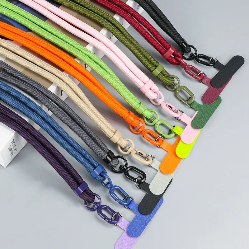 Universelles Telefon-Lanyard, Umhängetasche, Halskette, Riemen, Telefon, verstellbar, langes Hängeseil, Anti-Verlust, langlebig, robustes Lanyard für iPhone