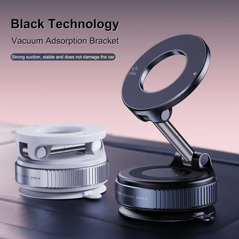 Vakuum-Adsorptions-Magnetische Autohalterung Saugnapf-Navigationshalterung Multifunktionale Desktop- und Wandhalterung für Badezimmer Universell Einsetzbar